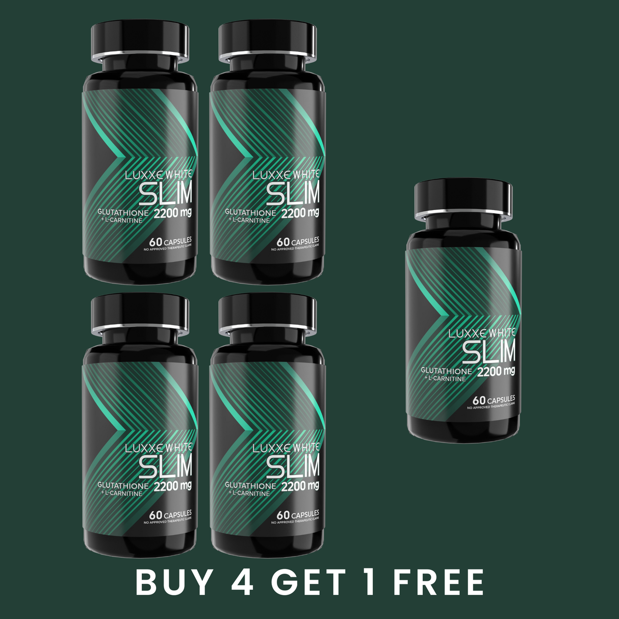 Buy 4 Luxxe White Slim Get 1 Free bundle