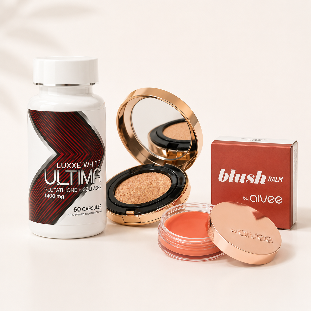 Ultima + Aivee Cushion + Blush Balm Bundle