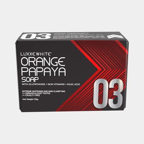 Luxxe White Soap 03 orange papaya bar